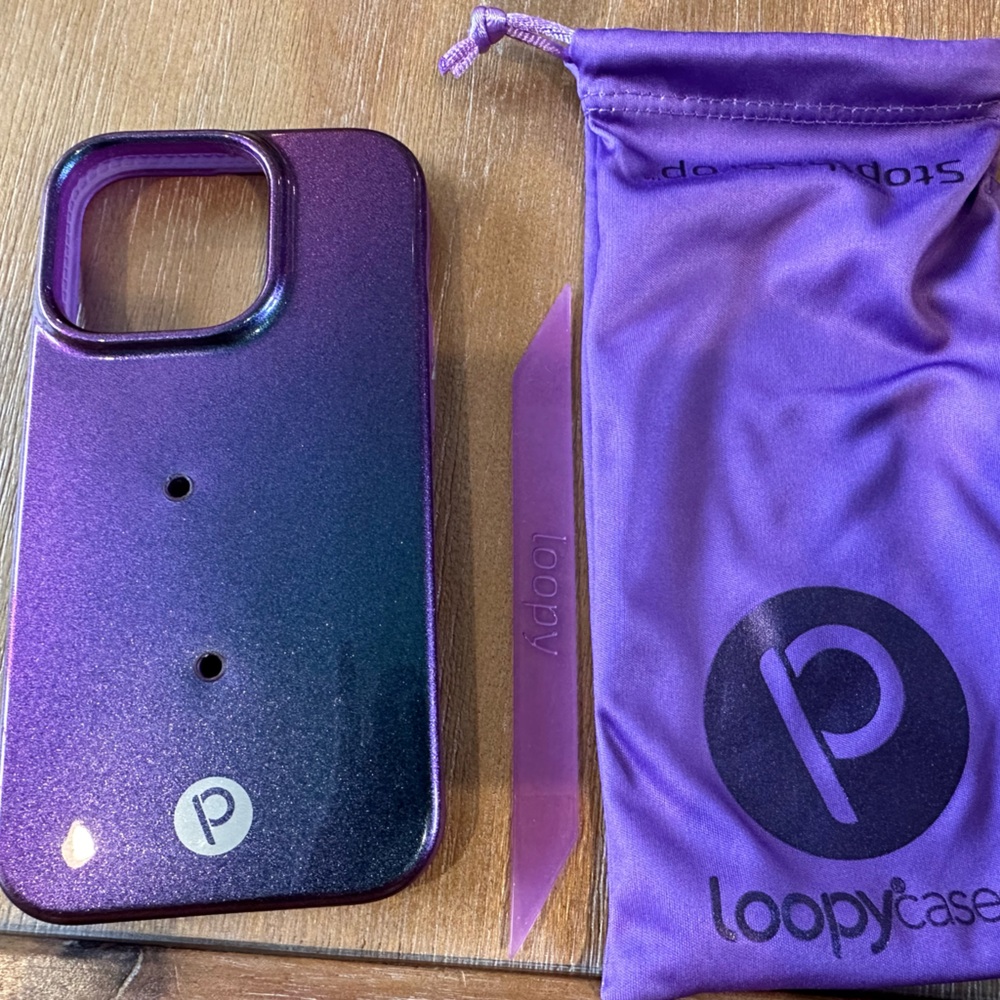 Purple Supernova Shimmer Loopy Original - iPhone 14 Pro (6.1" Screen)